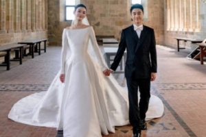 凯尔特人股东何猷君与超模奚梦瑶举行隆重婚礼&谷爱凌出席